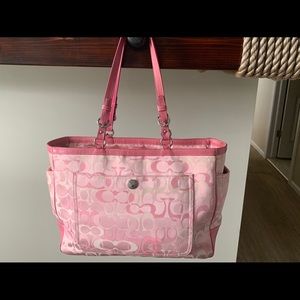 Authentic Coach Diaper Bag/tote